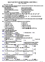 Bài tập ôn tập hệ thống chương 1 môn Toán Lớp 10 sách Kết nối tri thức